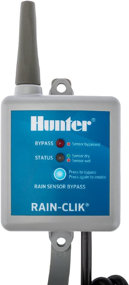 Hunter Industries WRFCLIK Hunter Clik, Wireless Rain/Freeze Sensor Combo (Includes Receiver and Transmitter), White