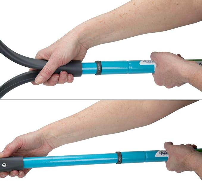 Aquascape 74004 Pond Shark Net Skimming, Maintenance and Water Garden Tool, Blue 60-inch