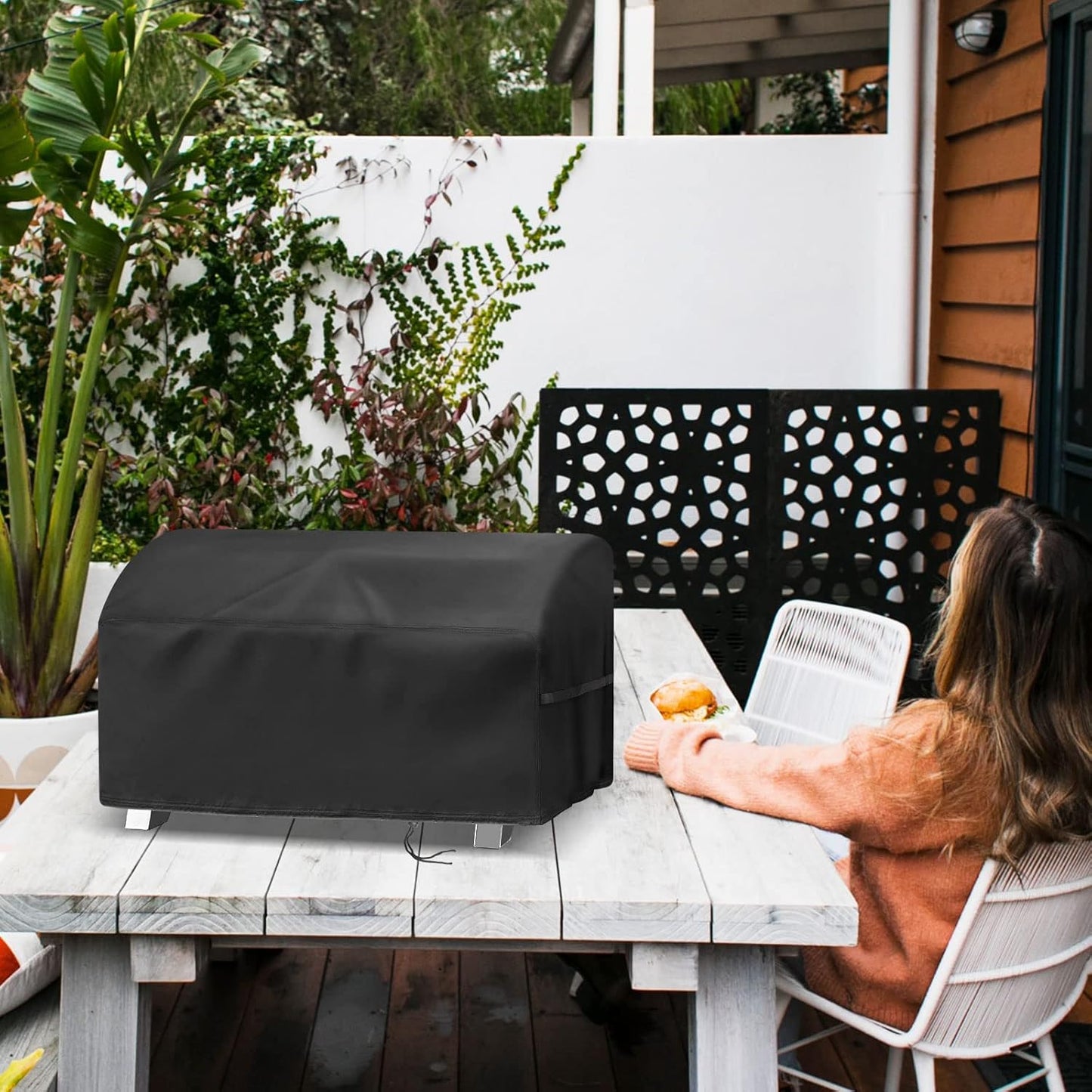 Grill Cover for Monument Portable Propane Gas Grill,Outdoor Waterproof Small Tabletop Grill Cover Heavy Duty Camping Table Top Grill Covers