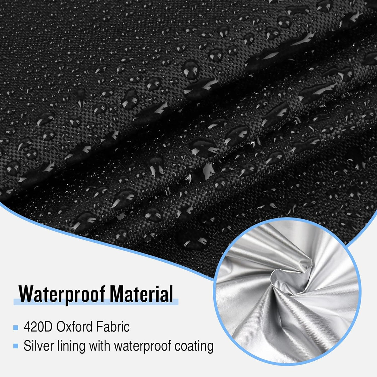 Kingling Grill Cover Fits for Big Horn Outdoors Portable Infrared Propane Gas Grill, Waterproof Protective Cover for Infrared Grill/Steak Cooker/Barbecue Propane Oven (Cover Only) - 17"x17"x15"