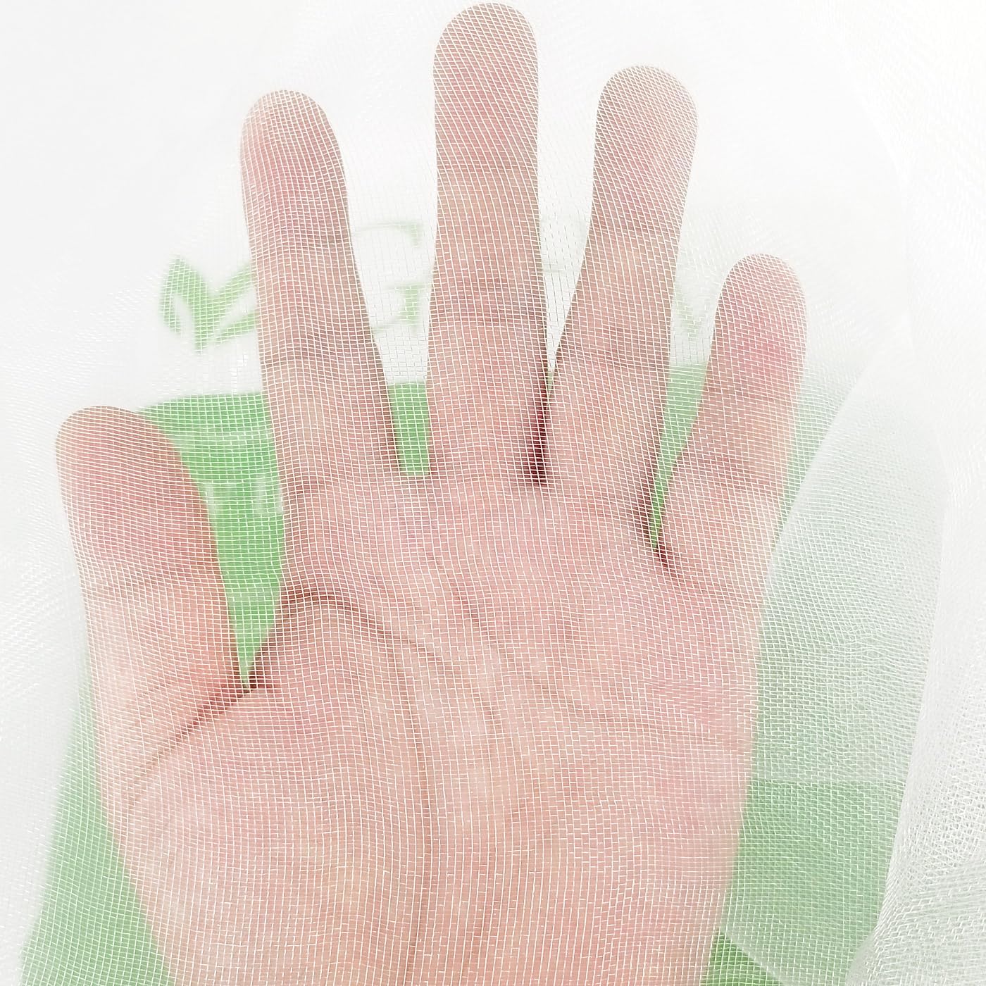 10x10Ft Mosquito Bug Insect Bird Fine Mesh Net Barrier Hunting Blind Garden Screen Netting for Protect Your Plant Fruits Flower