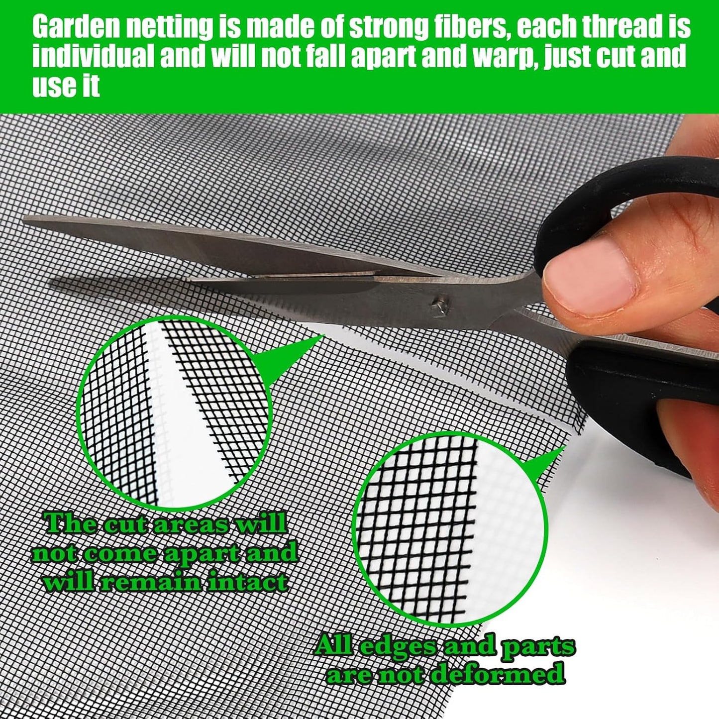 9.8 x 16.4ft Thicker Garden Mesh Netting,Ultra Fine Plant Row Covers,PPT Nano Mosquito Netting Screen Bird Barrier Net for Outdoor Vegetable Plants Fruits Flowers,Patios Balconies,33% Shading Rate