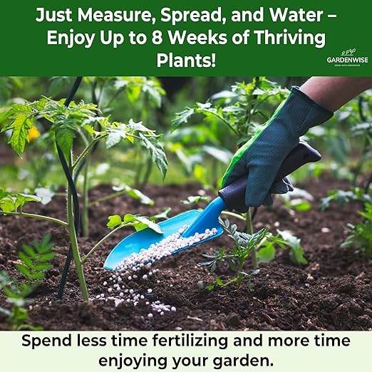 10-10-10 Plant Fertilizer Slow Release ā 10 10 10 All Purpose Granular Garden Fertilizer for Fruit Trees, Evergreens, Vegetables, Arborvitae, Fig Trees, Shrubs, Pines, Oaks, Flowers