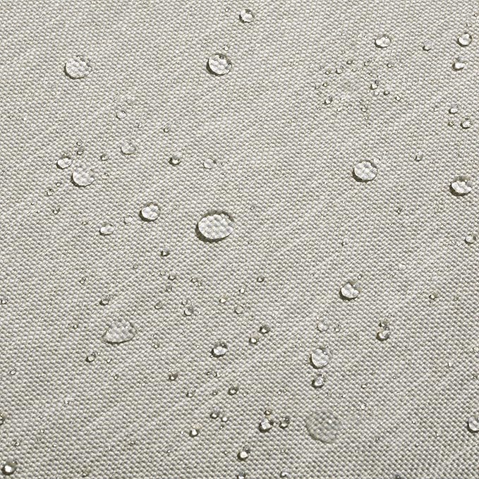 Classic Accessories Montlake Water-Resistant 21 x 20 x 4 Inch Patio Lounge Back Cushion, Heather Grey, Outdoor Loveseat Cushions