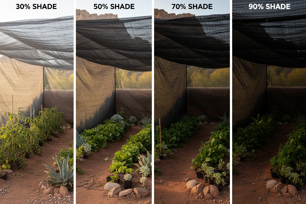 Shade Cloth Guide: How to Choose the Right Percentage | Wildroot Garden