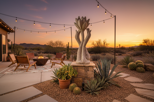 How to Style Outdoor Statues & Garden Figurines: Placement, Lighting Pairings & Seasonal Ideas