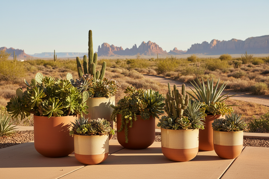 Desert Planters and Containers: Complete Guide to Materials, Drainage, and Selection