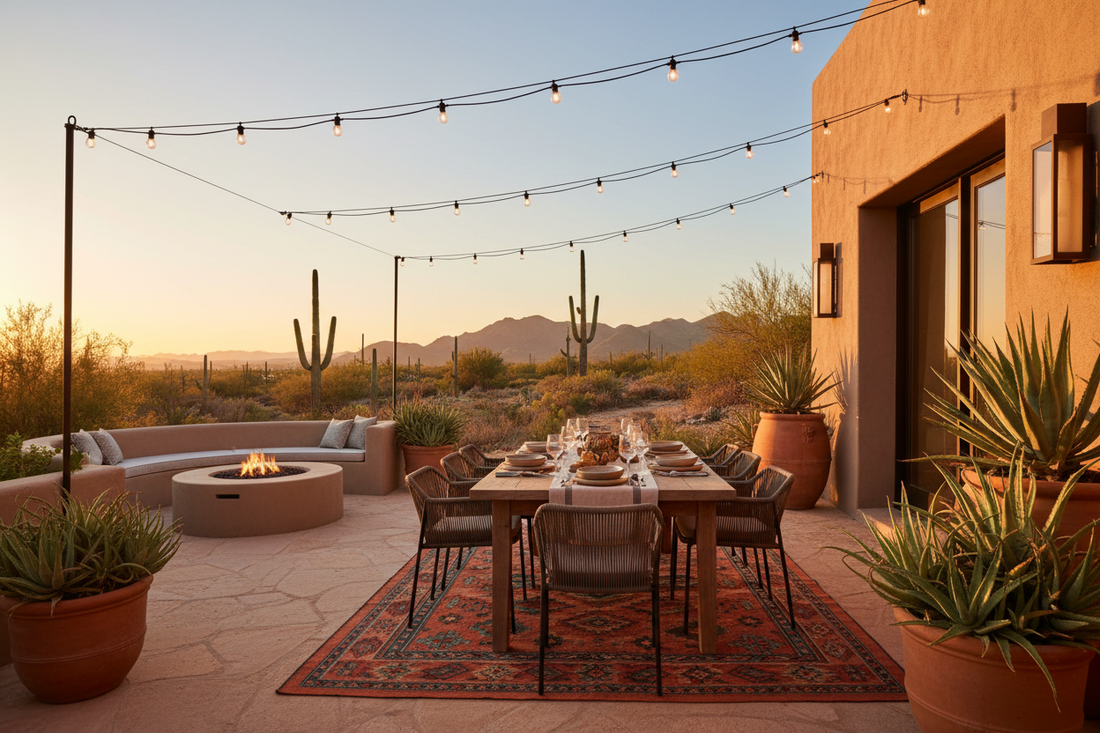 Desert Patio Entertaining: How to Host Outdoors All Year in the Southwest