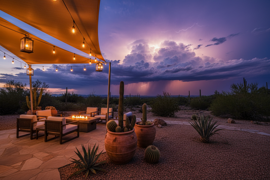 Outdoor Lighting Safety: How to Protect Your Desert Garden Setup from Heat, Dust, and Monsoon Season