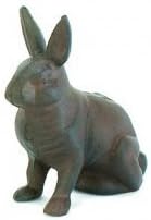 Cast Iron Rabbit Bunny Standing
