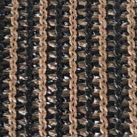 Eden's Decor Straight Flat-Edged Sun Shade Sail Rectangular 12' x 17' Brown UV-Blocking Outdoor Canopy Fabric Cloth Awning for Pergola Patio Garden Backyard Custom Size