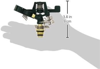 2 Pack - Orbit 1/2 Inch Zinc Impact Sprinkler Head, Lawn and Yard Watering