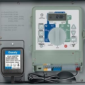 24VAC AC Power Adapter Transformer for Orbit Sprinkler Indoor Irrigation Timers Power Supply Cord,Compatible with Rain Bird UT1 SST Series,Sprinkler System Most Brands on The Market ﻿