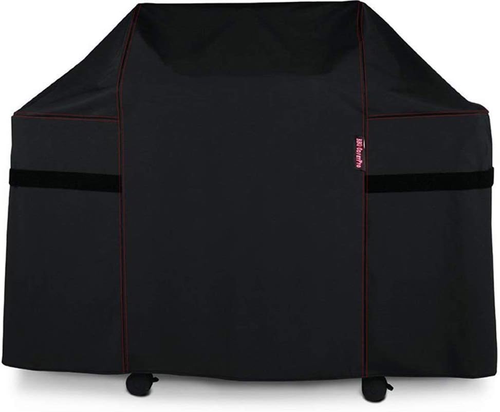 BBQ Coverpro 7553|7107 Barbecue Grill Cover for Weber Genesis E and S series Gas Grills Including Basting Brush and Tongs