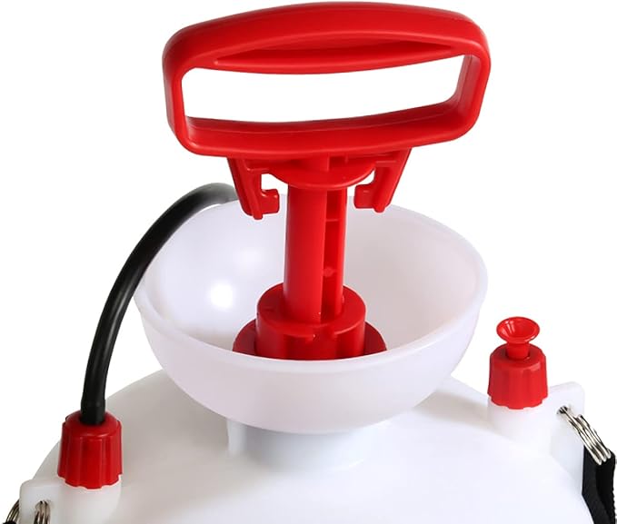 CLICIC 2.9 Gallon (11L) Lawn and Garden Portable Sprayer Pump Pressure Sprayer with Pressure Relief Valve and Adjustable Shoulder Strap for Lawns and Gardens or Cleaning Decks and Cars