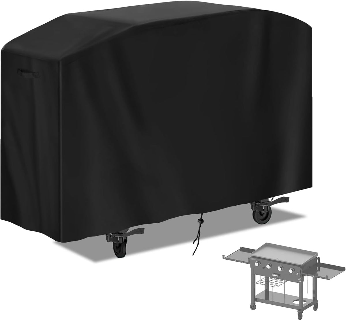 Flat Top Grill Cover for Members Mark Griddle,Waterproof Outdoor 36" Griddle Cover for Members Mark 4 Burner Grill, Heavy Duty Gas Burner Covers for Black Stone 36 Inch Cooking Station,74" W