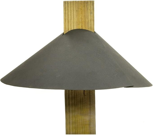 Achla Designs Squirrel Deflector For 4 by 4 Post, Black