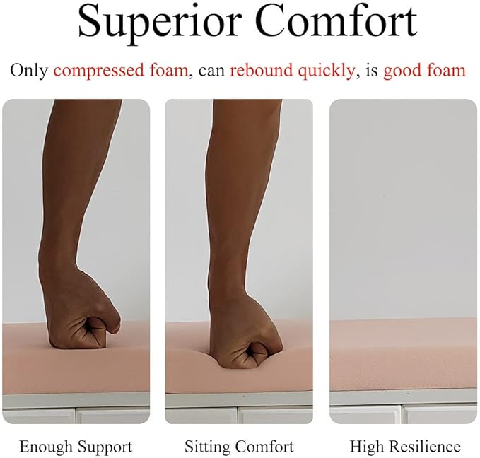 15 x 15 Inch Round Cushions for Outdoor Furniture Non-Slip Waterproof Patio Bistro Chair Cushion with Ties Bar Stool Seat Cushion for Kitchen Chairs Set of 4, Light Gray