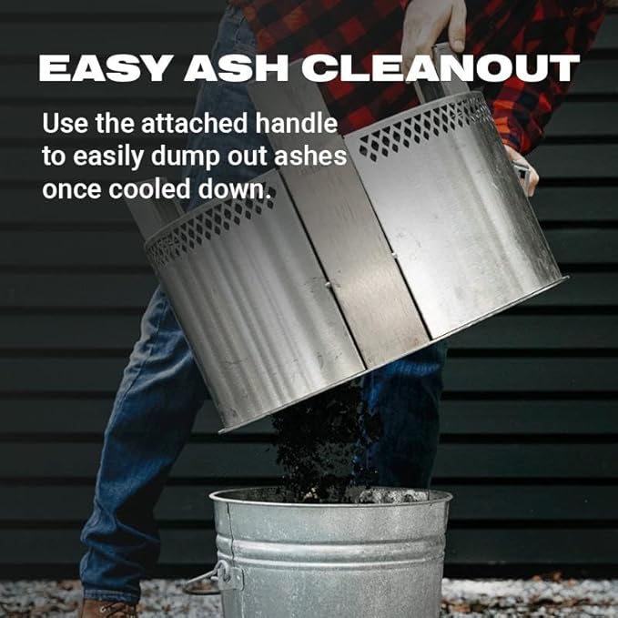 Breeo Smokeless Fire Pit (Y Series - Stainless Steel) | 21 inch Portable Smokeless Firepit for Outside | 31 Pounds | Ideal for Families Compatible with Wide Range of Breeo Accessories