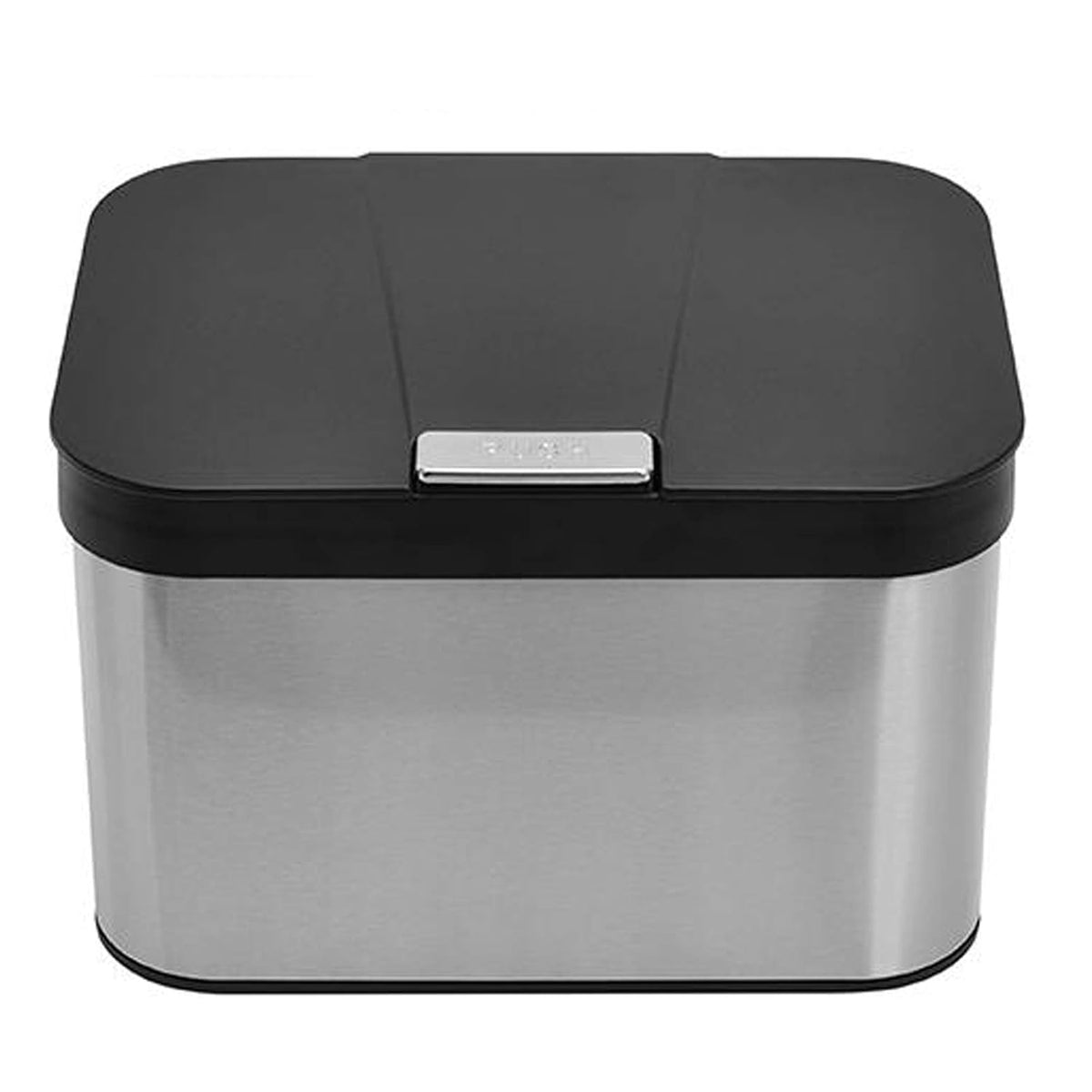 Compost Bin for Countertop, Compost Bucket Indoor Sealed, Food Waste Caddy, 1.13 Gallon Kitchen Compost Container with Lid, Compact and Easy Clean, Black Matte