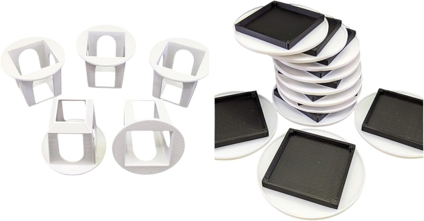 Grow Cubes for Hydroponic System/Compatible with Gardyn (10 Grow Cubes / 10 W&B caps)