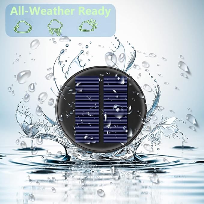 2 Packs 8 Color Solar Lights Replacement Top(Top Size 3.74 inch,Bottom Size 2.83 inch),Garden Gift Garden Decor,Replacement Solar Light Parts,Solar Lanterns Outdoor Hanging Waterproof Decoration