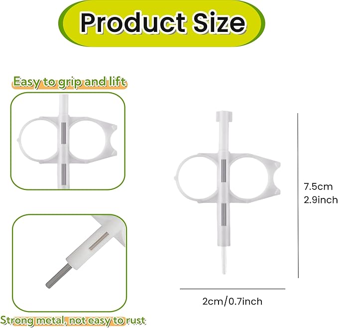 6 PCS Sprinkler Adjustment Tool Compatible with Hunter MP PGP Sprinkler Head, Spray Head Pull up Tool Kit Fit for Garden Lawn Irrigation System Repair