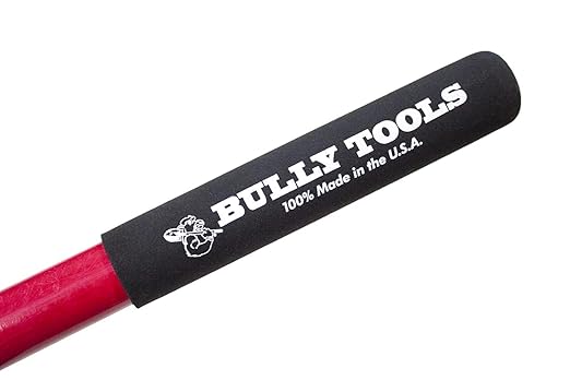 Bully Tools 92369 66-Inch 4-Tine Mulch Fork with Fiberglass Long Handle