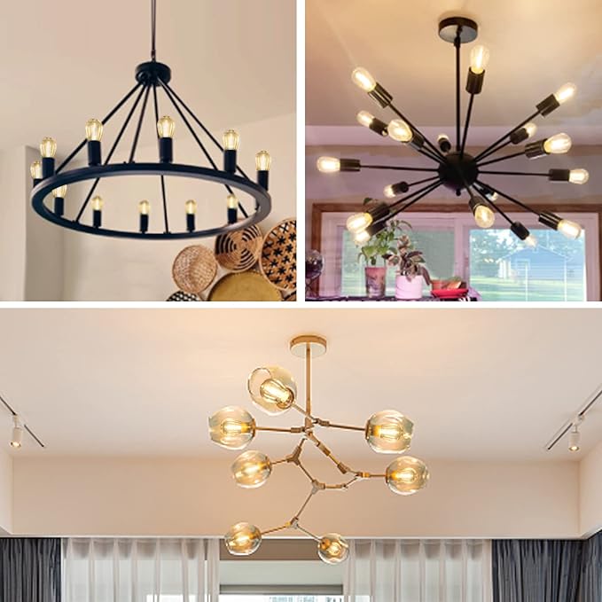 BRIMAX 25 Pack 2W S14 Replacement LED Light Bulbs for Outdoor String Lights, 2200K Warm White, Shatterproof & Waterproof,E26 Medium Base Vintage Edison Light Bulbs