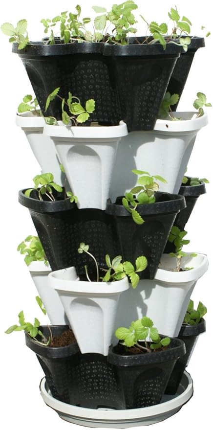 Mr. Stacky Multiple Color (Black + White) 5 Layer 13inch Vertical Plan ...