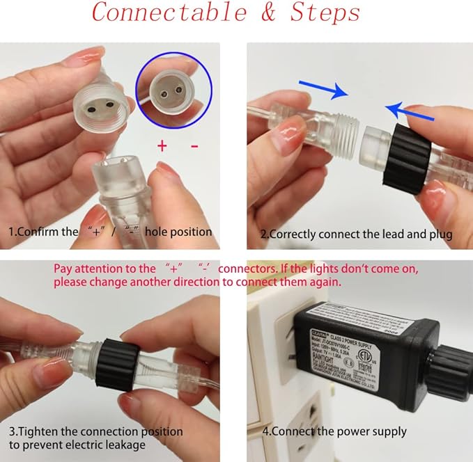 Aokudoni Christmas Lights, 16 inch/ 40 cm Meteor Shower Rain Lights, Christmas Decorations Outdoor Yard, Christmas Lights Outdoor for Tree House Holiday Party Wedding, UL Plug, Multicolor