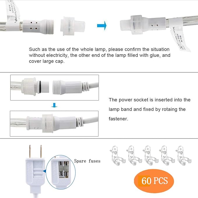 200ft LED Rope Lights Outdoor, 1440 LED Flexible Tube Lights with 8 Modes, Waterproof LED Rope Lighting for Outside, Garden, Patio, Bedroom, Party, Pool, Fences, Indoor Outdoor Decoration (Green)