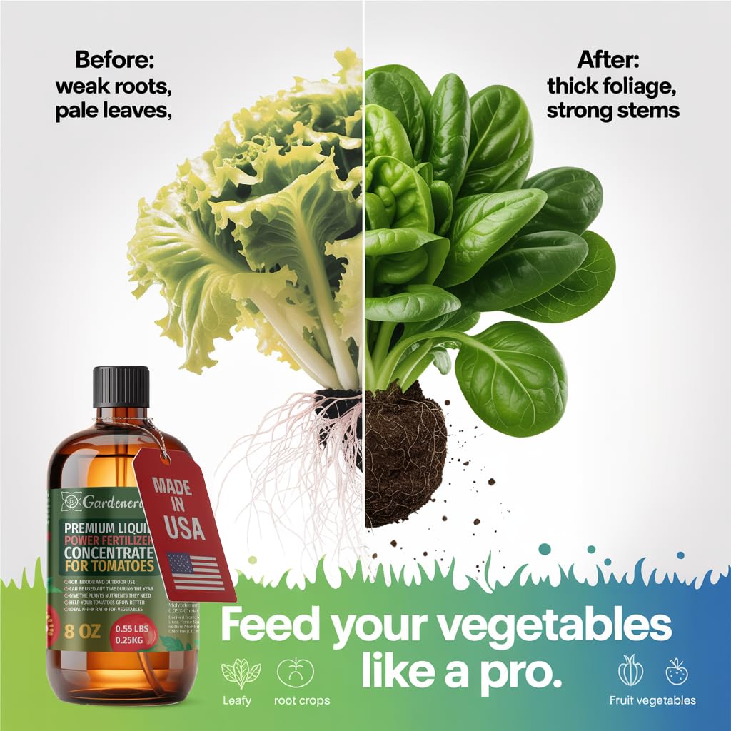 Liquid Power Brussel Sprout Fertilizer Spray – Ready-to-Use Liquid Plant Food for Brussel Sprouts – Easy Application – Fast-Acting Formula for Growth, Roots & Yield – Indoor & Outdoor – 8 oz