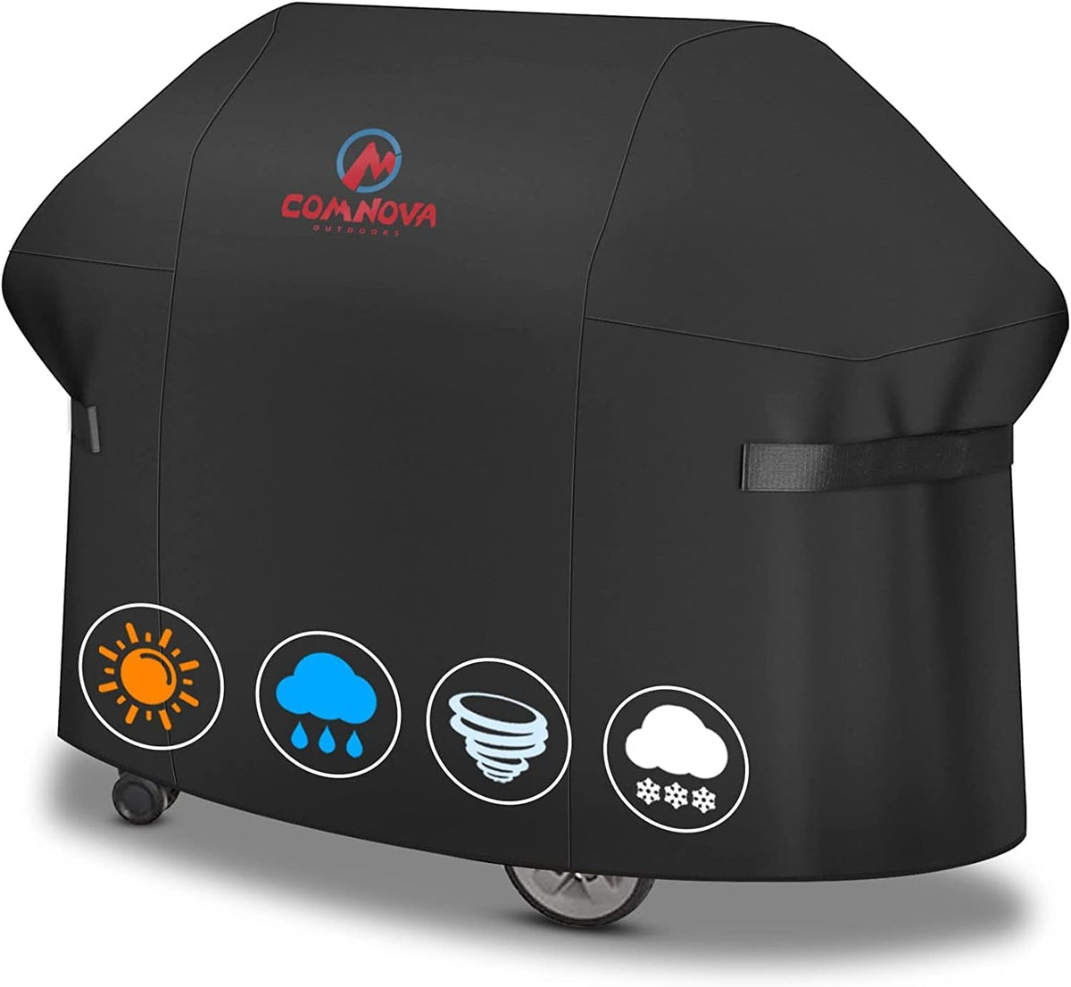 Comnova Grill Cover 51 Inch - 7139 BBQ Grill Cover for Weber Spirit II 300 and Spirit 300 Series Gas Grill Heavy Duty & Waterproof, Outdoor Barbecue Cover for Weber Spirit I & II E310, E330 and E315