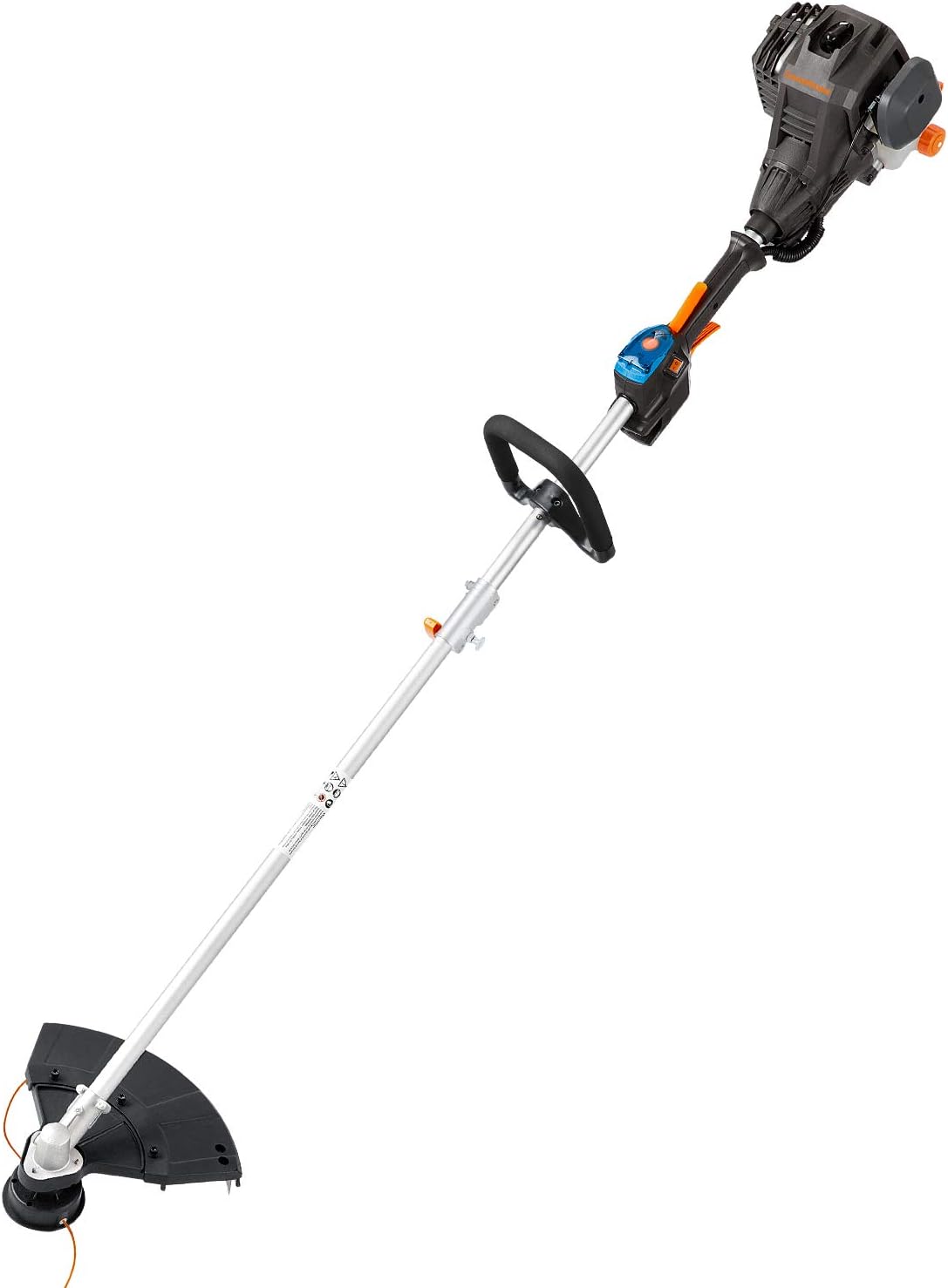 LawnMaster NPTGSP2517A No-Pull Gas Grass Trimmer with Electric Start 25cc 2 Cycle,17-Inch