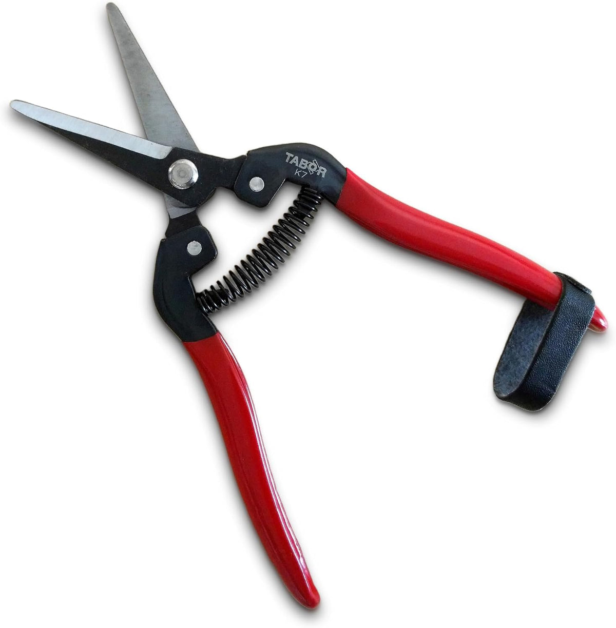 TABOR TOOLS K7A Straight Pruning Shears with Carbon Steel Blades, Florist Scissors, Multi-Tasking Garden Snips for Arranging Flowers, Trimming Plants and Harvesting Herbs, Fruits or Vegetables.