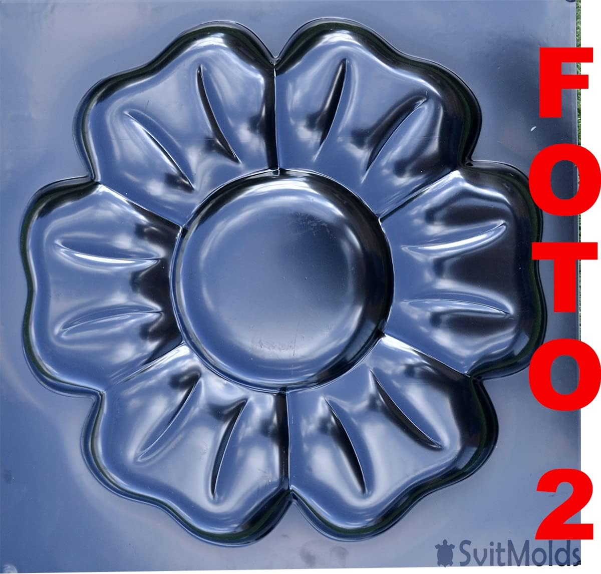 SvitMolds Concrete Mold DIY Flower Stepping Stone Mold Concrete Cement Mould ABS for Garden Path S14