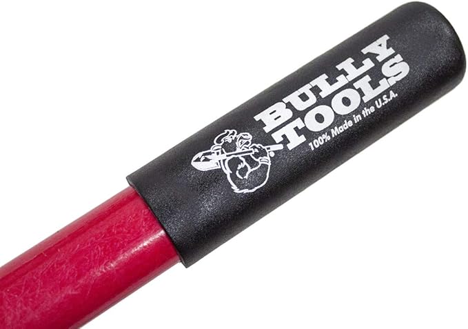 BULLY TOOLS 92309 12-Gauge 16-Inch Bow Rake with Fiberglass Handle and 16 Steel Tines, 58-Inch