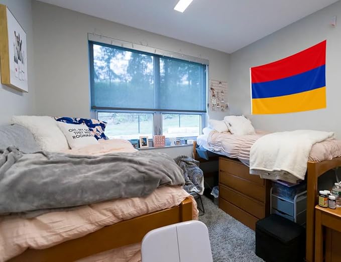 Armenia Flag 4x6FT Armenian National Polyester Flag With 2 Grommets For Patriotic Armenian Themed Festival Events Party Decoration(Armenia, 4x6FT)