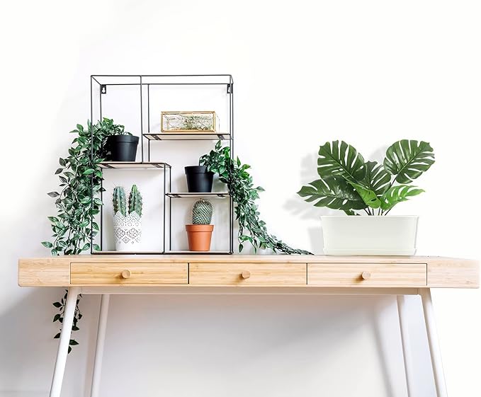 5-Pack Herb Planter,Window Boxes Planters with Multiple Drainage Holes,8.5" x 3.3" Oval Herb Garden Planter indoor/outdoor for Grow Plants, Flowers or Succulents, Deck Railing Window Planter Box