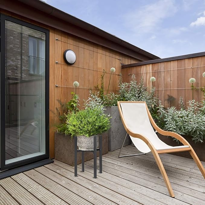 Adjustable Plant Stand, Metal Plant Holder, Modern Flower Pot Holder Rack, Display Flower Stand Holder, Expandable Plant Pot for Indoor Outdoor, Fit 8-12 in Plant Pots