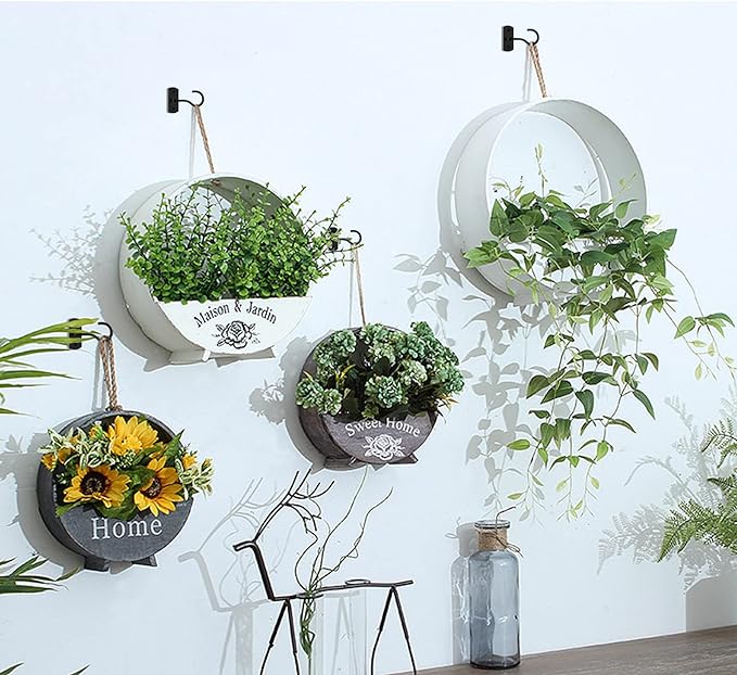 Ceiling Hooks for Hanging Plants 18Pack,2.5 inches Black