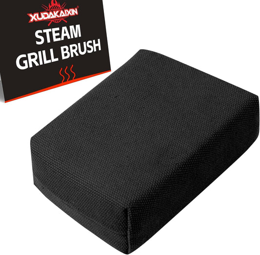 Grill Brush Bristle Free,(Only Replaceable Cleaning Head No Grill Brush)-Black