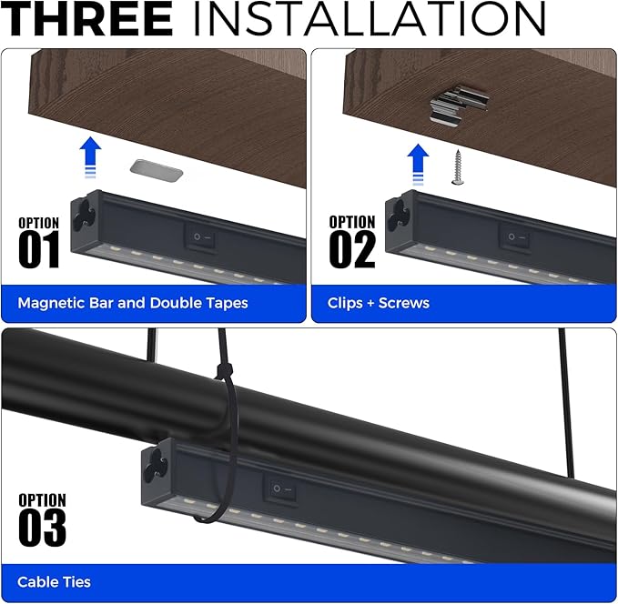 Barrina T5 Plant Lights for Indoor Growing, 4FT 160W (8 X 20W) Led Grow Light with Magnetic Design, Full Spectrum Grow Light Strip with Black Cover, Plug and Play, 5000K, 8 Packs