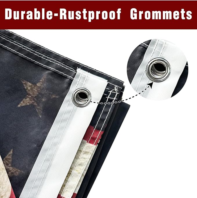 Amarica is Back Flag 3x5 Ft Double Sided Faith Over Fear Banner, Christian American Flags for Outside Christian Banners with Brass Grommets Outdoor House Decorations Flag