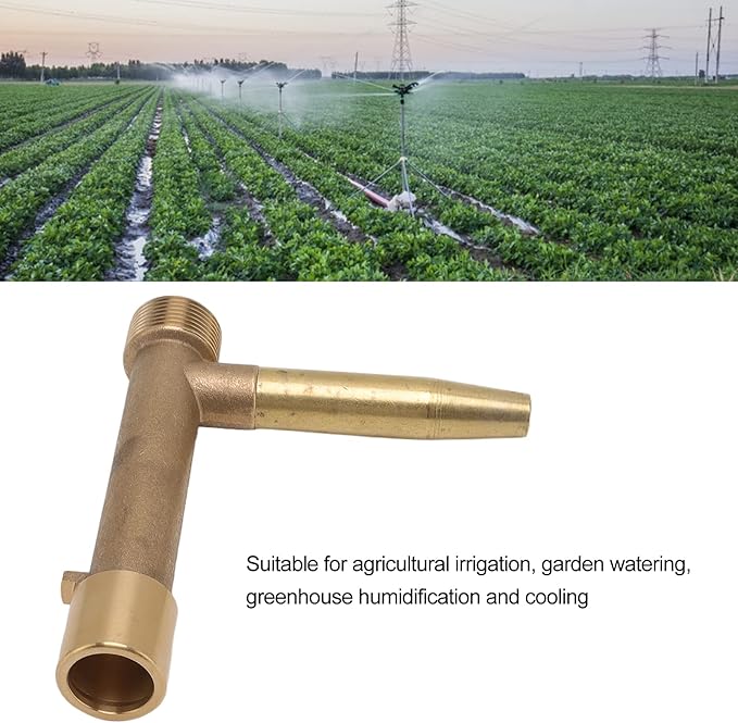 BORDSTRACT Quick Water Intake Valve Key, G1 Male Thread Brass Quick Coupler Valve Hose for Garden Underground Irrigation