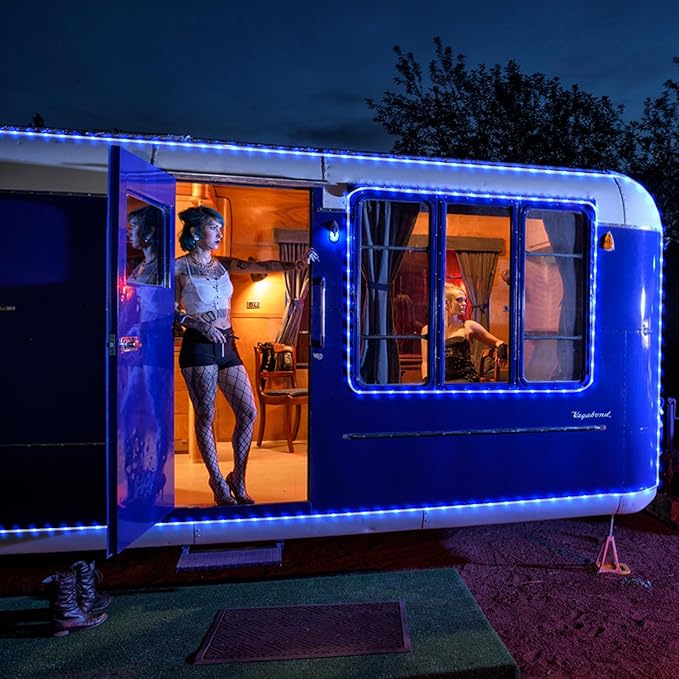 66FT 200 LED Rope Lights for Outside, Christmas String Lights with Waterproof 8 Modes, Flexible and Connectable Plug in Fairy Lights for Outdoor Indoor Bedroom Patio Party Wedding Decorations, Blue