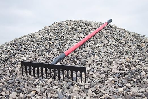 Bully Tools 92369 66-Inch 4-Tine Mulch Fork with Fiberglass Long Handle