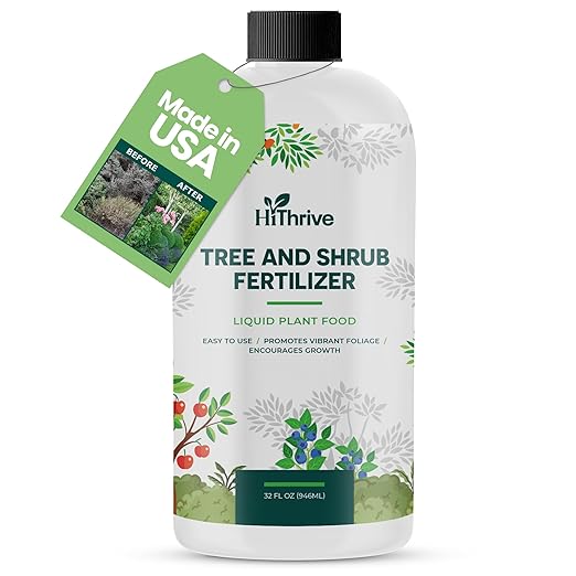 32oz Tree and Shrub Plant Food - Makes 32 Gallons of Tree and Shrub Fertilizer, Liquid Plant Fertilizer for Healthy Roots, Foliage & Year-Round Growth, Nutrient-Rich Formula for All Trees & Shrubs