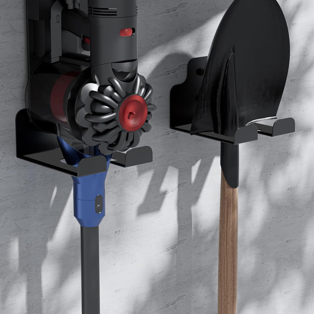 Garage Organizer Trimmer Rack, Garden Power Tool Hanger Weed Whackers Holder Wall Mounted for Grass Trimmer, Hedge Trimmer, Garage Trimmer, Garden Tools,1 Pack
